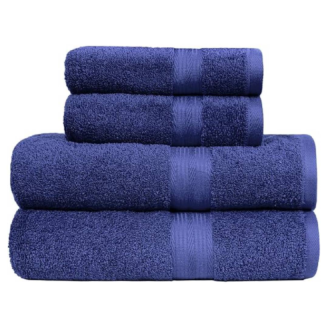Amazon Basics 4-Piece Towel Set