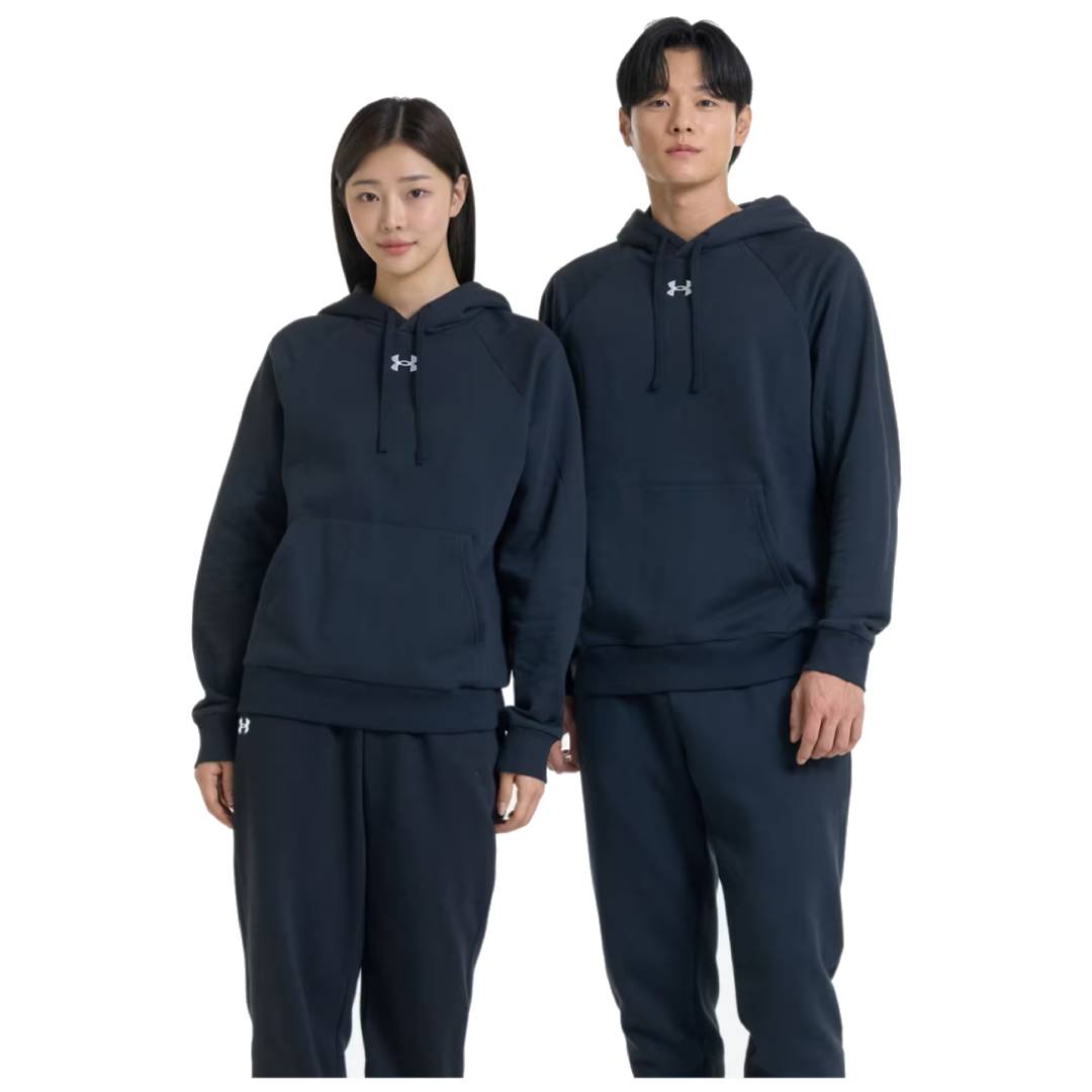 UNDER ARMOUR Unisex Hoodie Rival Fleece - Black