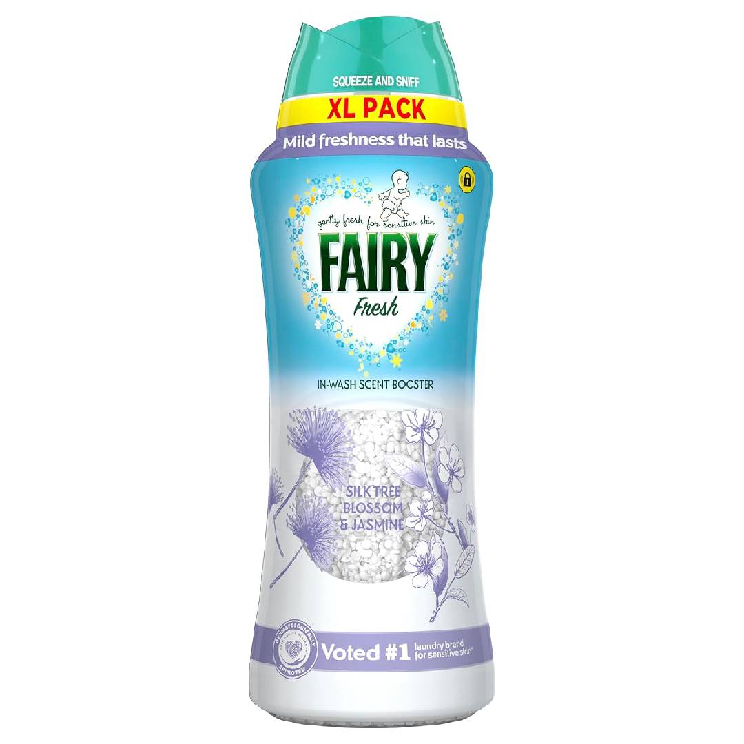 Fairy In-Wash Scent Booster 495g, Silk Tree Blossom & Jasmine, Mild Freshness That Lasts