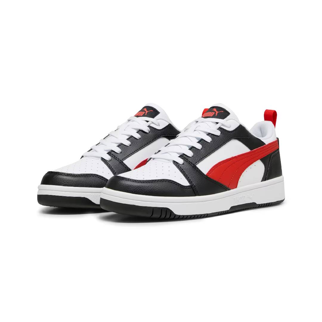 PUMA Men's Rebound V6 Low Rebound walking trainers - White Red