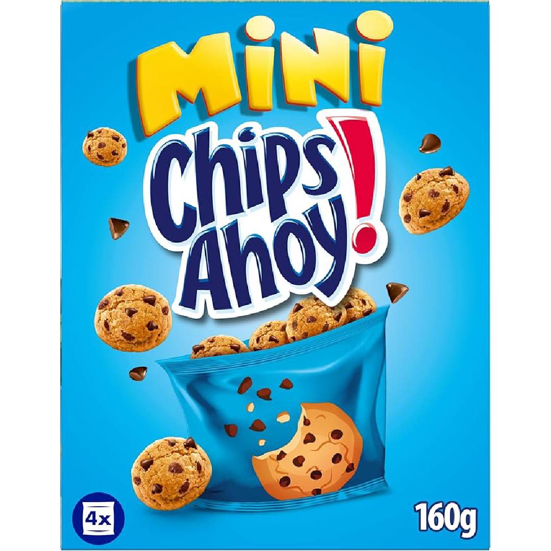 Ahoy Chips Mini Cookies Cookies, Candy Chocolate Chips, 160g