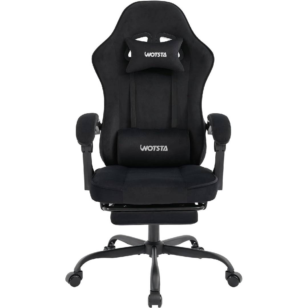 Gaming Chair for Adults, Ergonomic Gaming Chair with Footrest