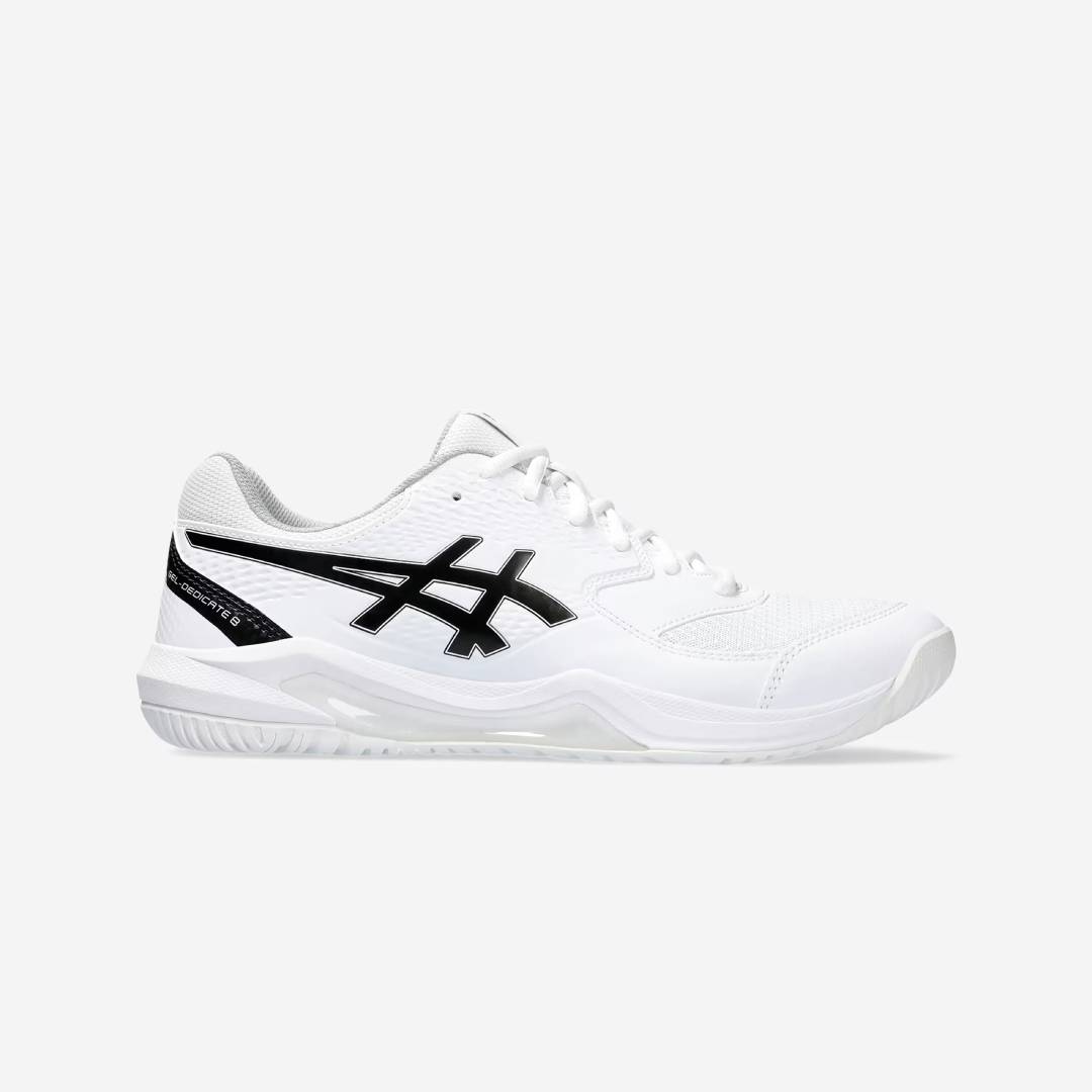 ASICS Men's Multicourt Tennis Shoes Gel Dedicate 8 - White