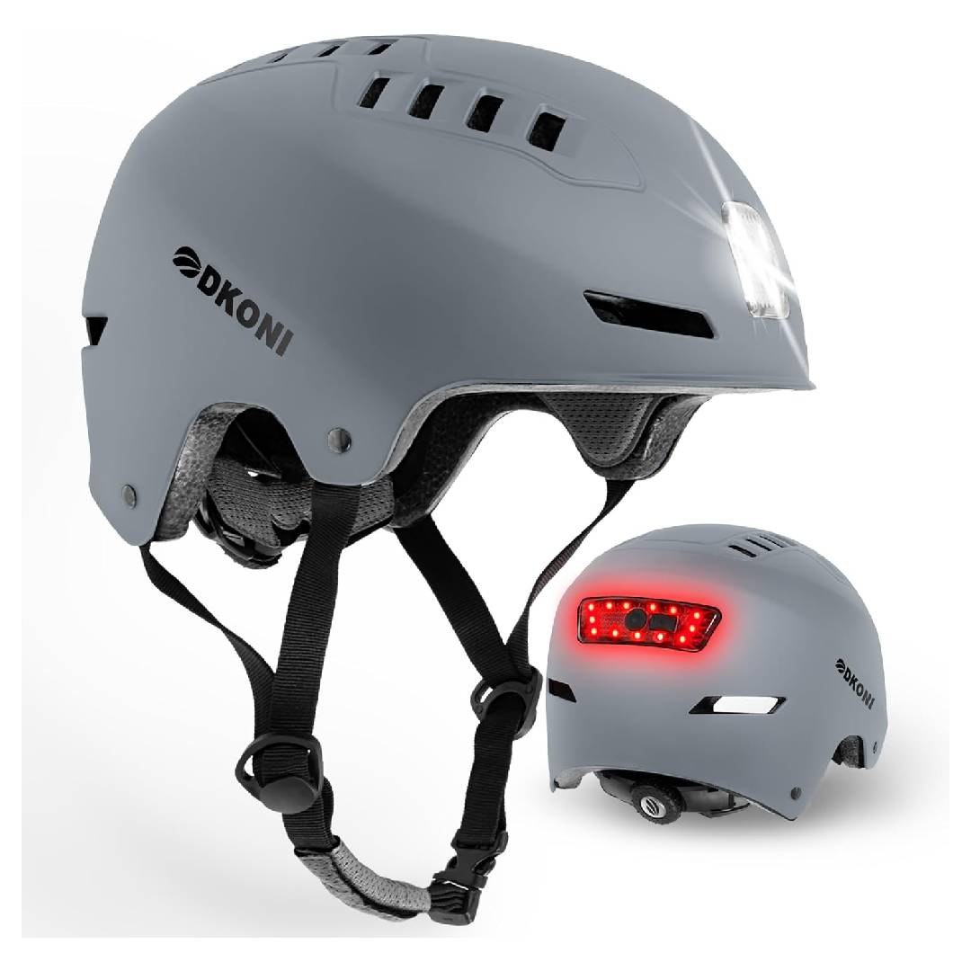 Bike Helmet with LED Lights