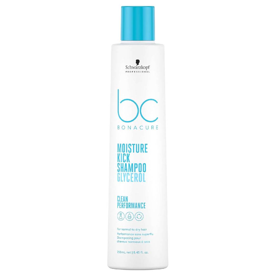 Schwarzkopf - BC Clean Moisture Kick Shampoo - Capacity: 250 ml
