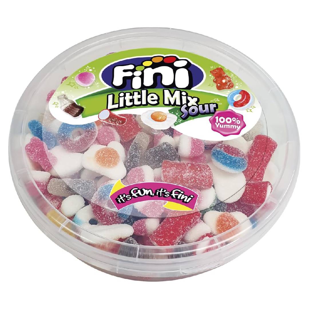 Fini Mix Container, Unique Fruit Gum Assortment