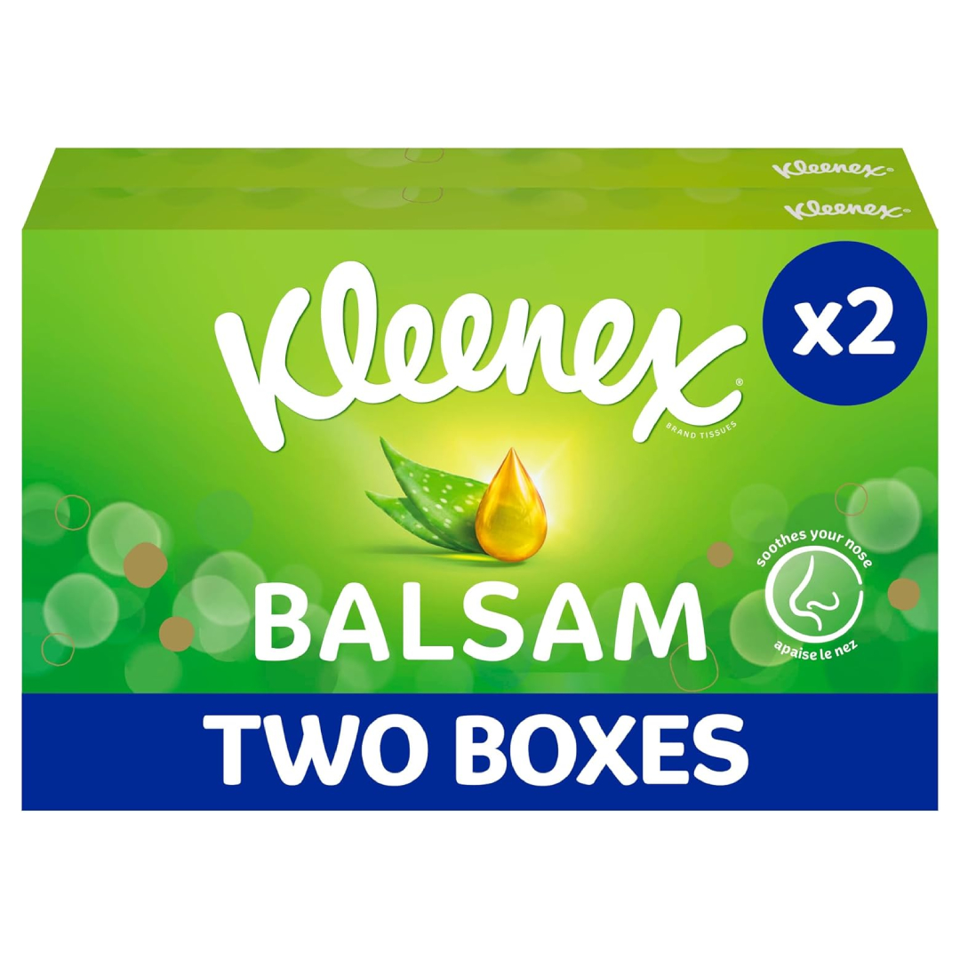 Kleenex Balsam Tissues Pack of 2