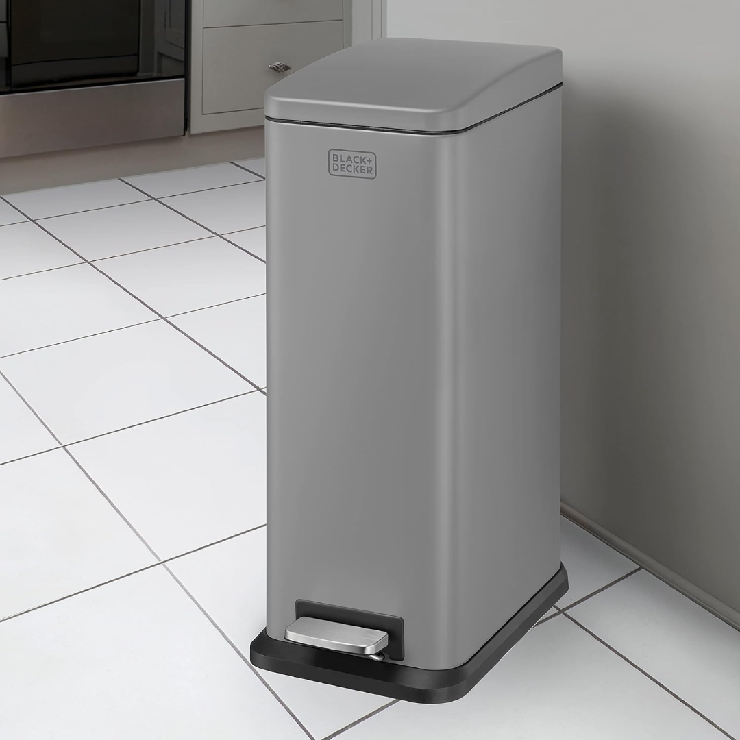 BLACK+DECKER Slimline Pedal Bin
