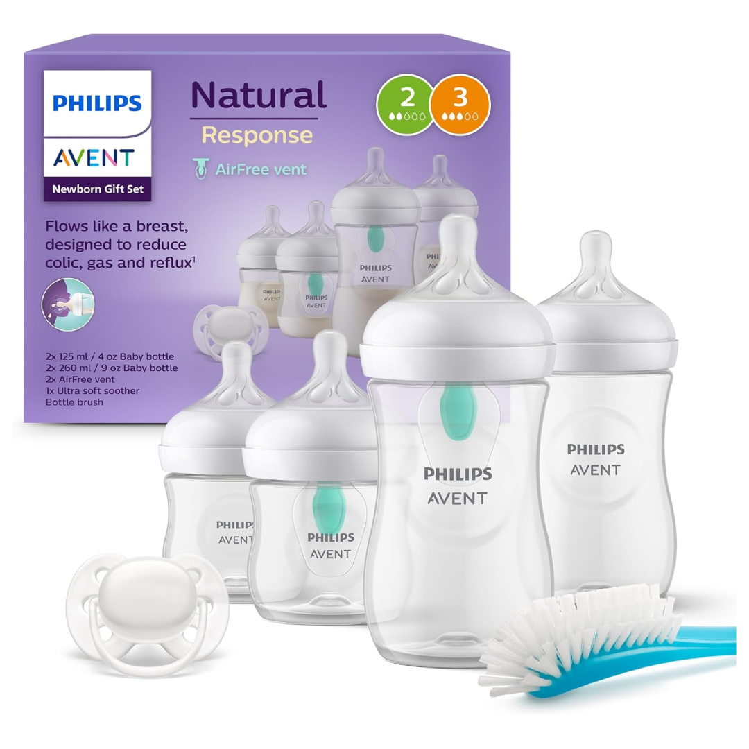 Philips Avent AirFree Vent Baby Bottle Newborn Gift Set