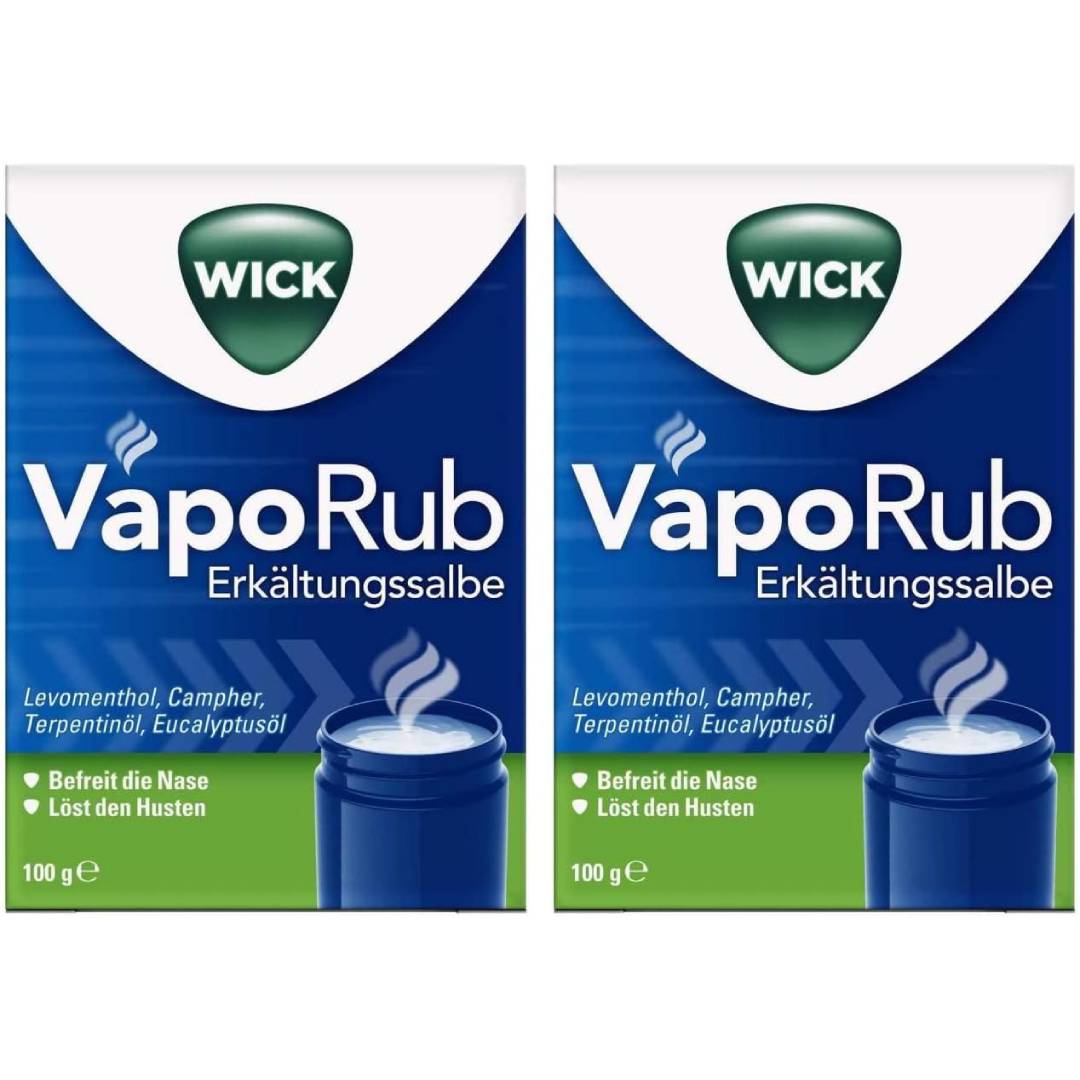 Wick VapoRub Cold Ointment 2 x 100 g Economy Set