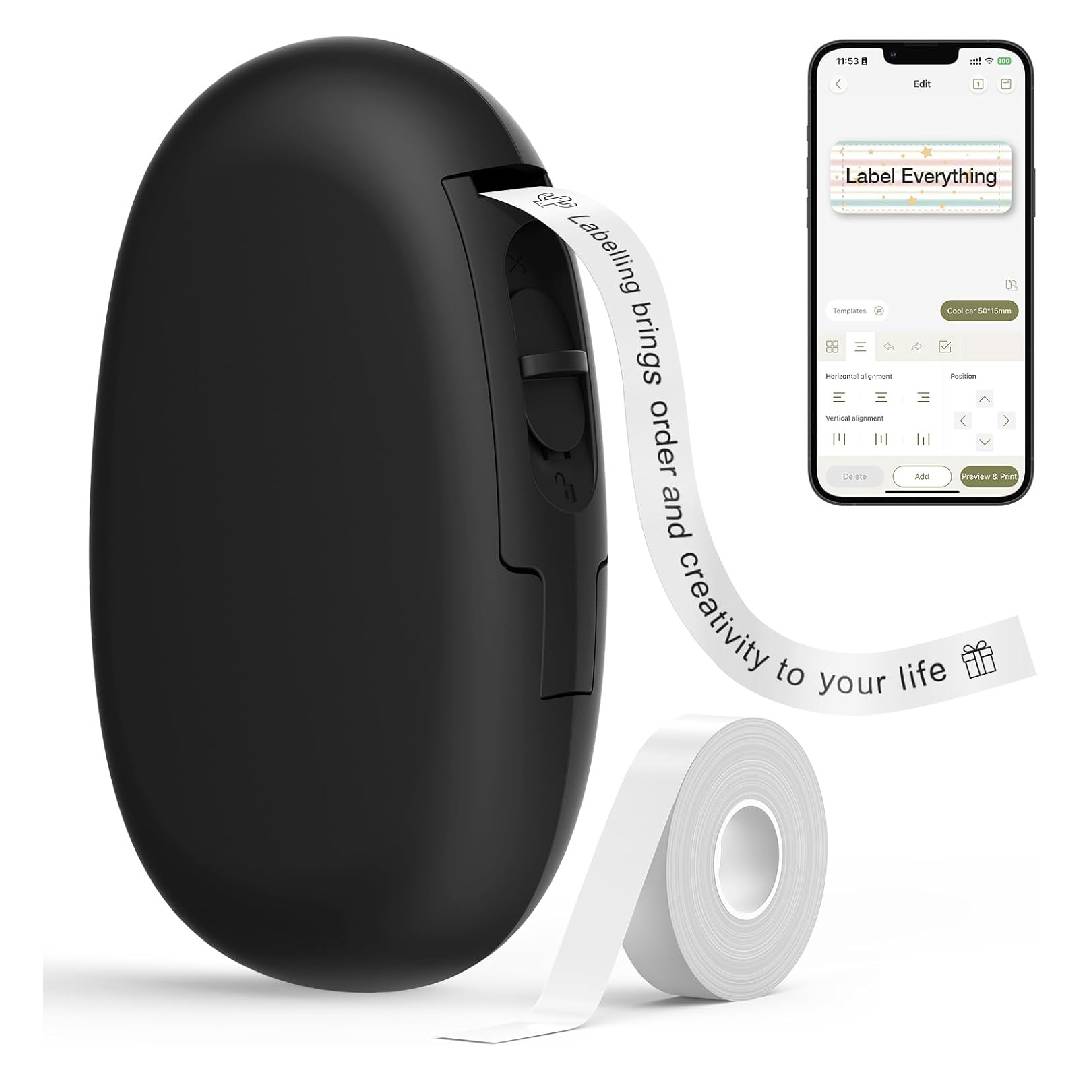 SUPVAN E10 Label Maker Machine Bluetooth with Tape