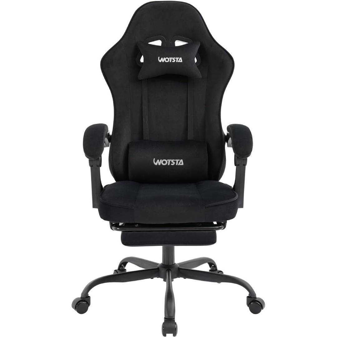 Gaming Chair for Adults, Ergonomic Gaming Chair with Footrest