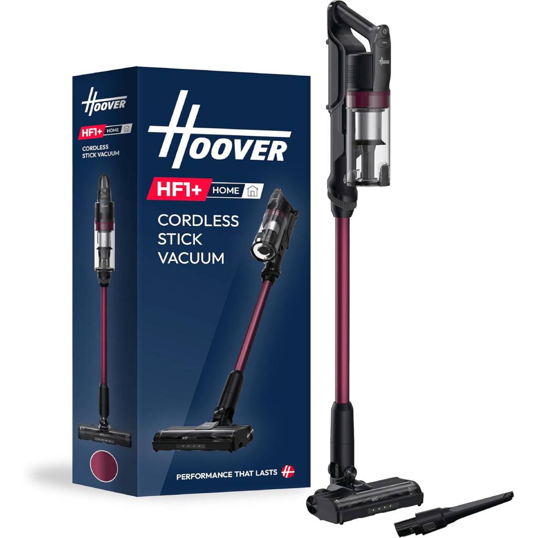 Hoover HF1 Plus Cordless Stick Vacuum Cleaner with Turbo Suction Mode