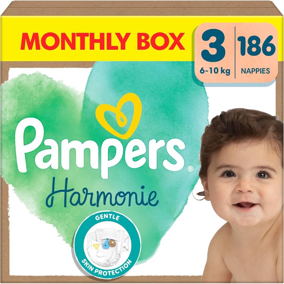 Pampers Baby Nappies Size 3 (6-10 kg) Harmony