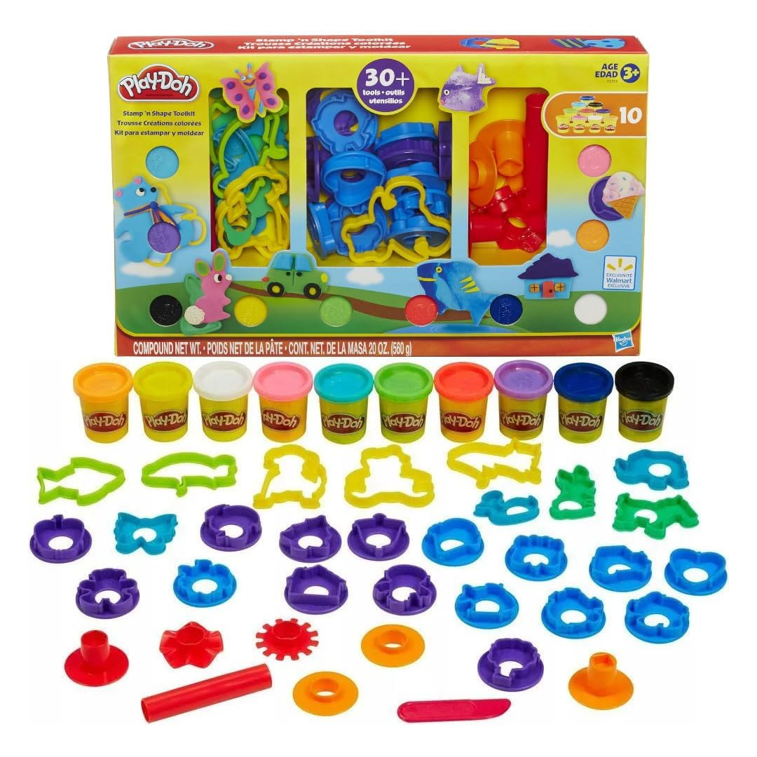 Play Doh Stamp Shape