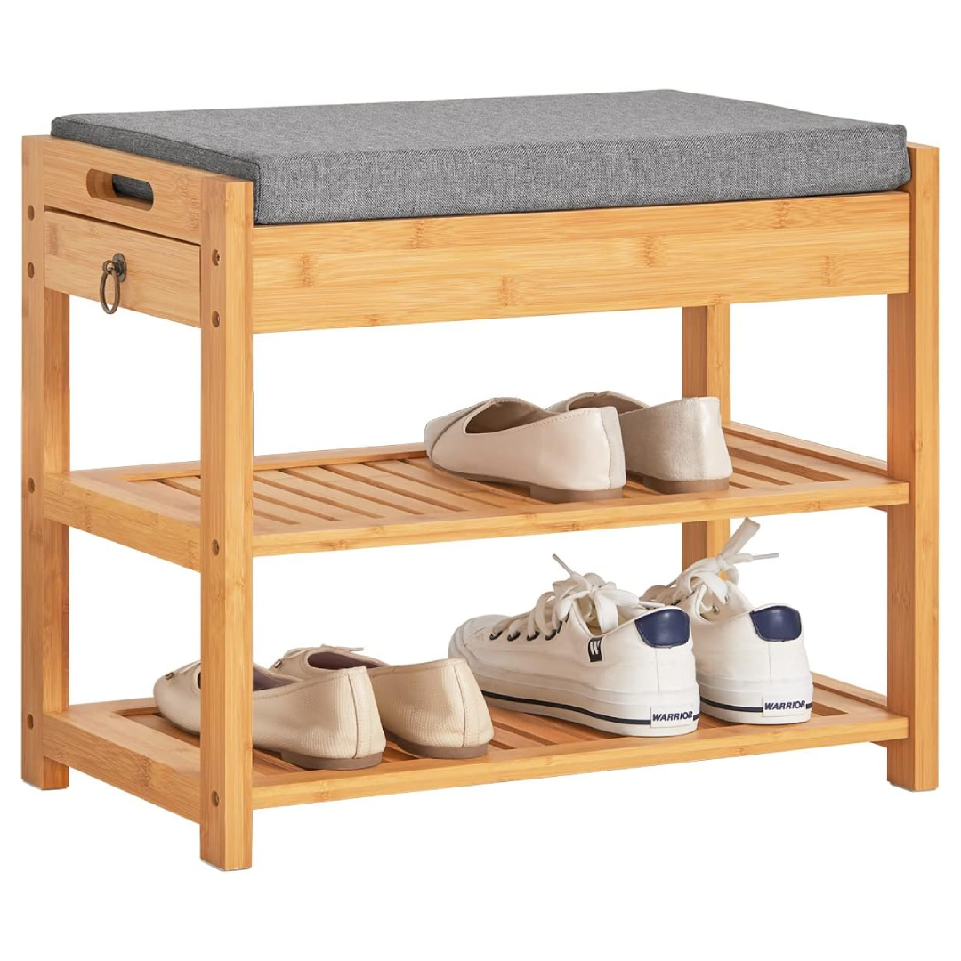 SoBuy Bamboo Shoe Bench