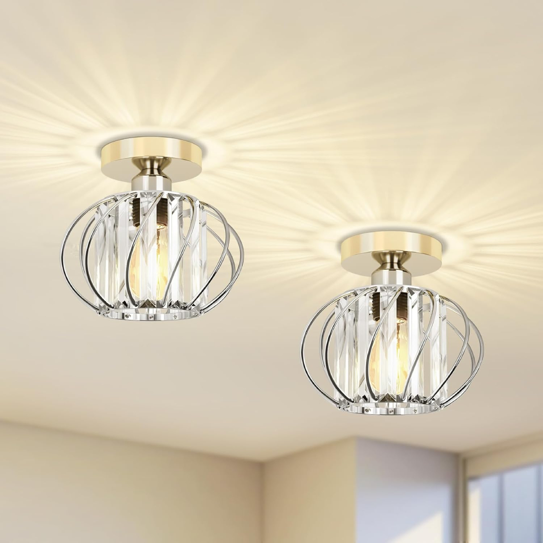 Crystal Ceiling Light