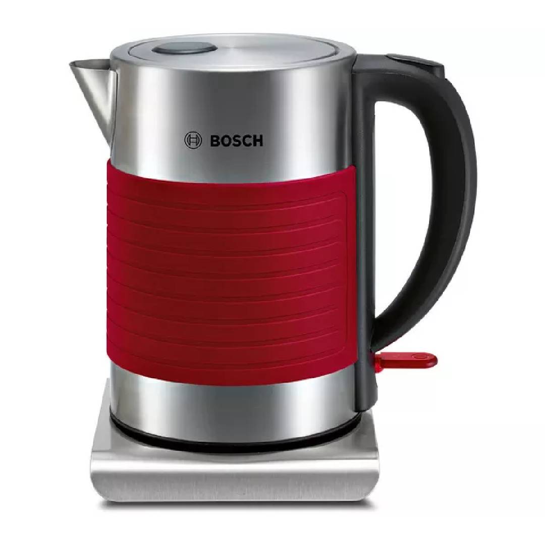 BOSCH Silicone TWK7S04GB Jug Kettle - Red
