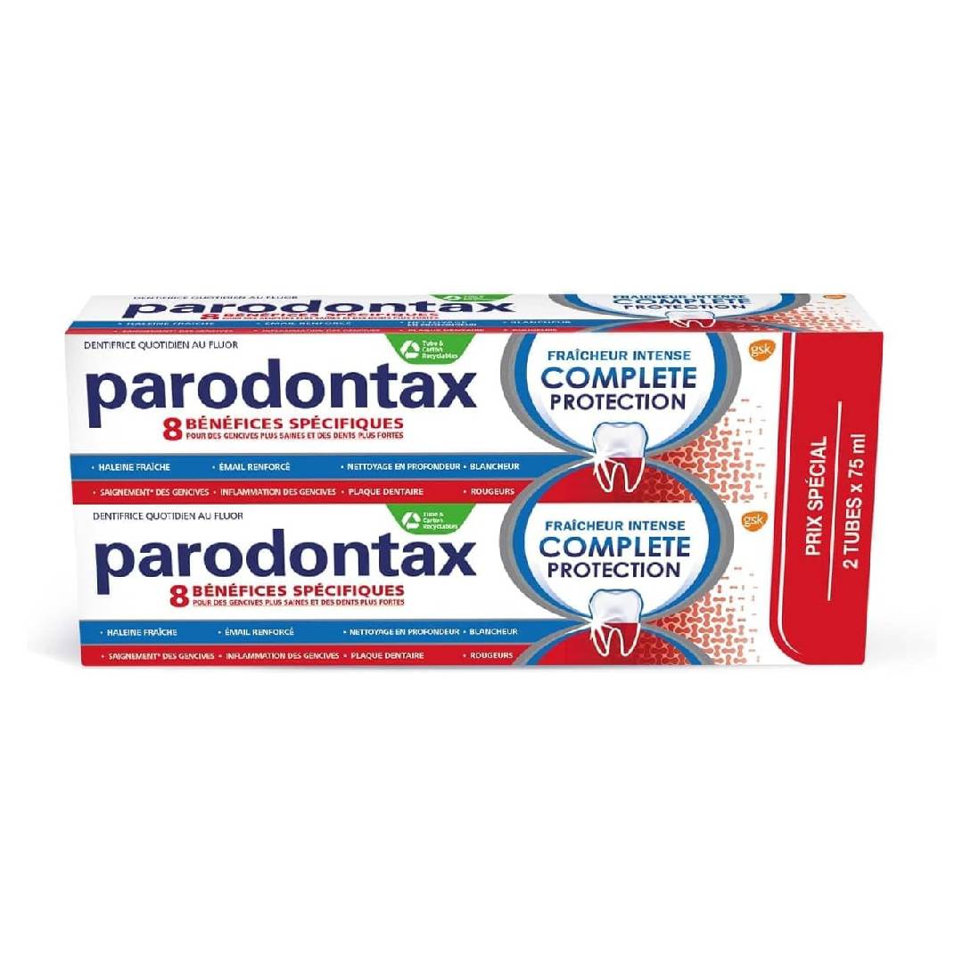 Parodontax Dentifrice Complete Protection Fraîcheur Intense