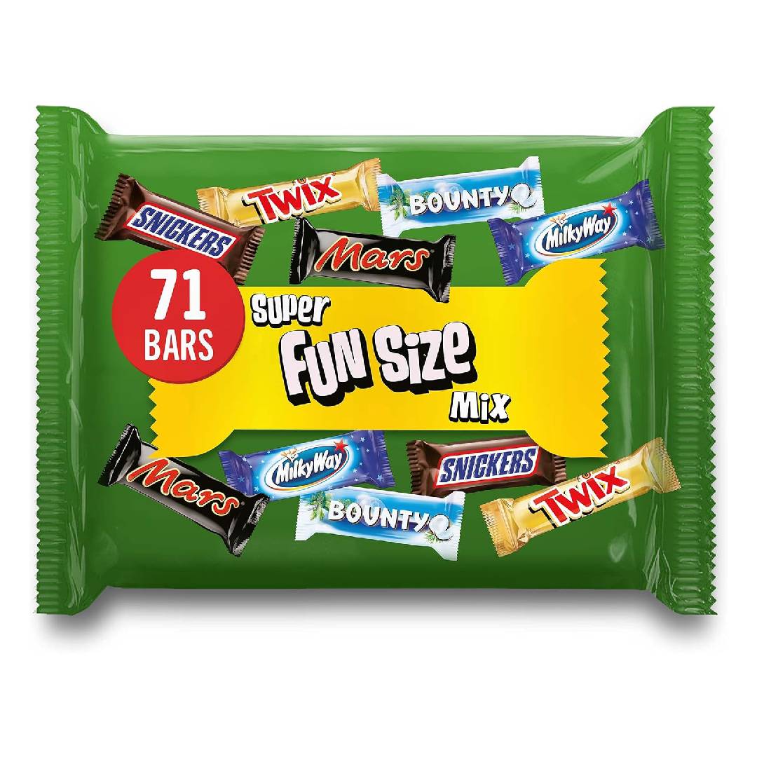 Mixed Bulk Chocolate Bag 1.4kg, 71 Fun Size Bars