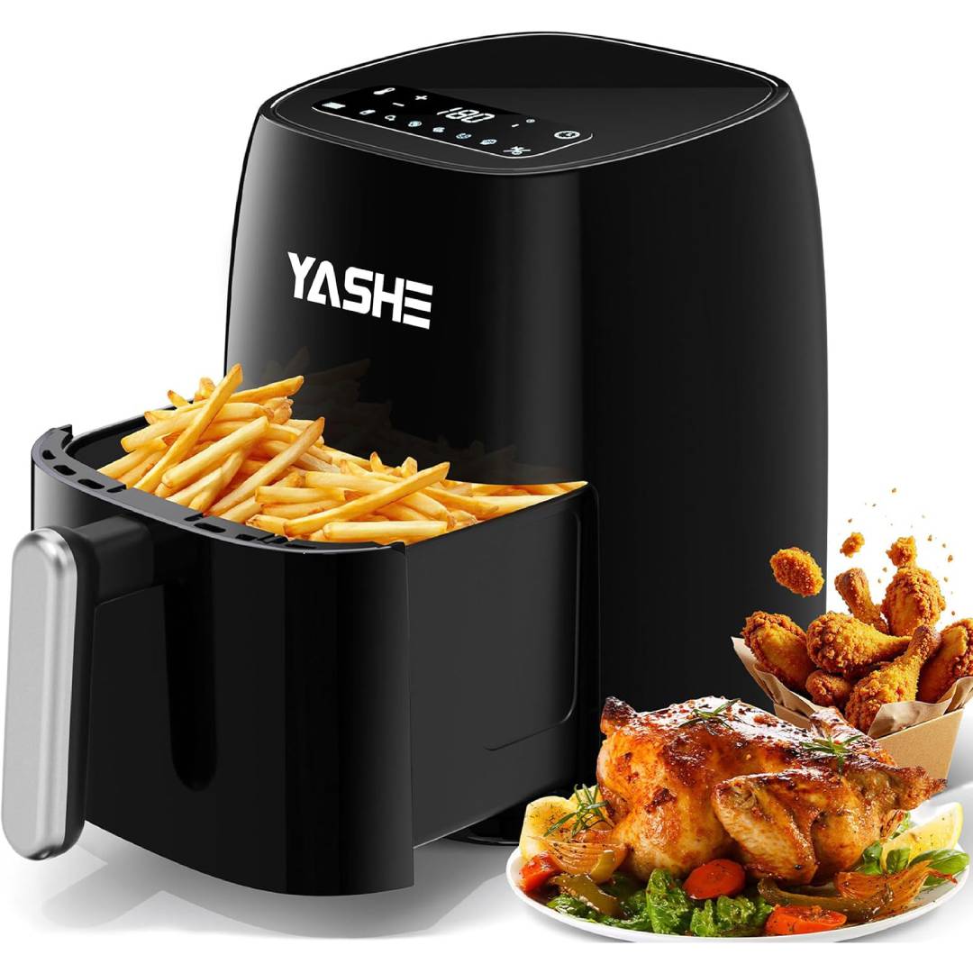 YASHE 4.2L Air Fryer with Tempered Glass LED Touch Screen