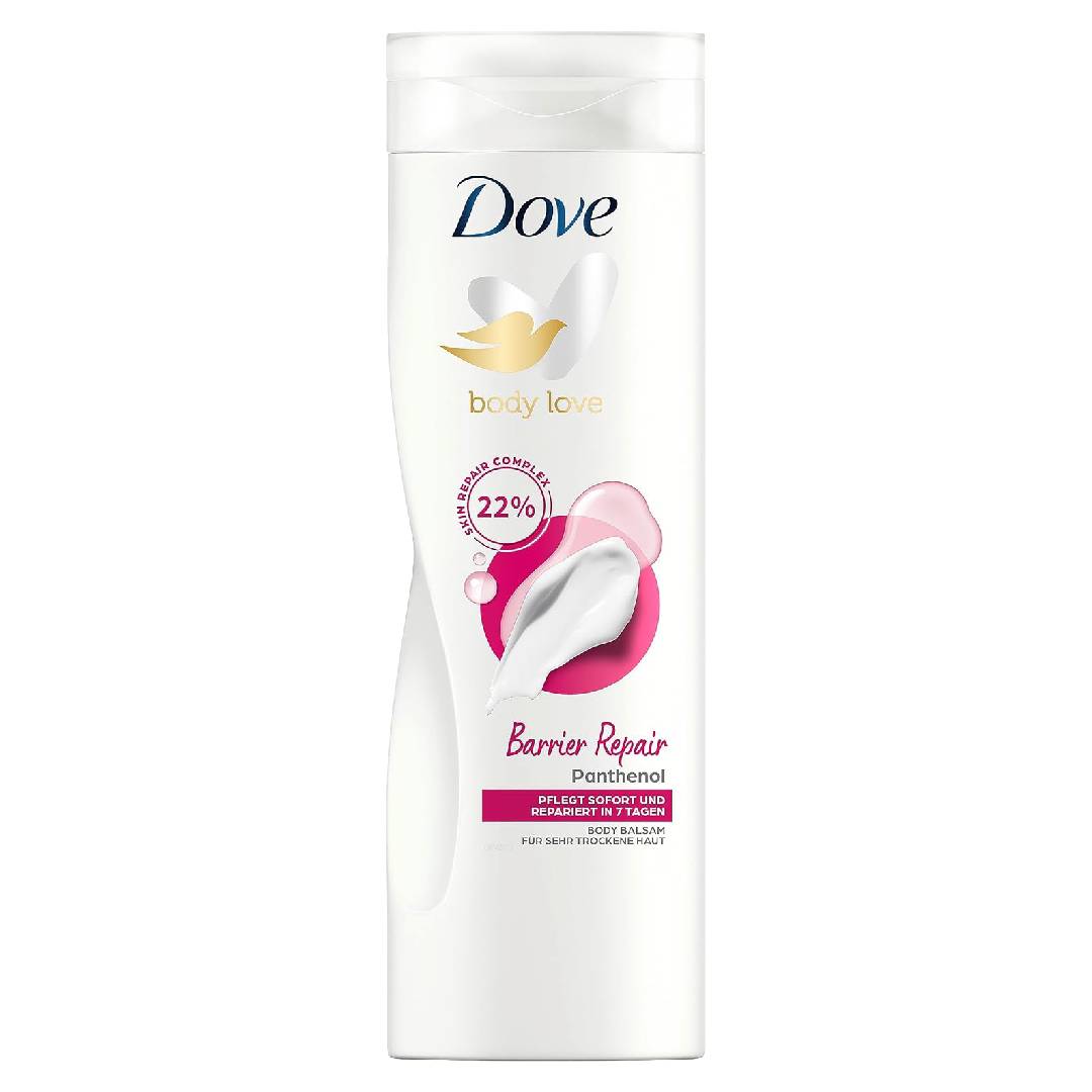 Dove Body Love Barrier Repair Body Balm with Panthenol Body Care for Very Dry Skin with 22% Skin Repair Complex and Panthenol 400 ml