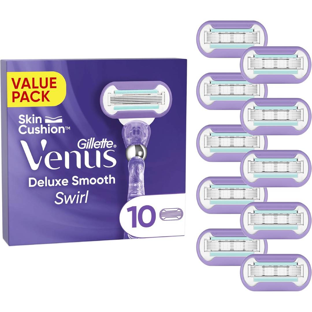 Gillette Venus Deluxe Smooth Swirl Women's Razor Refills