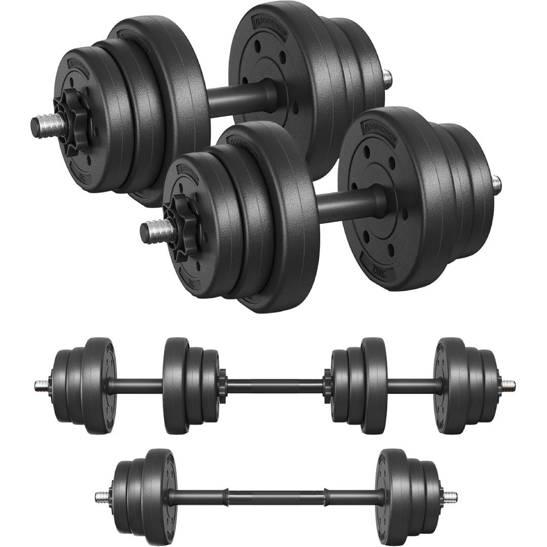 SONGMICS 2-in-1 Dumbbells Set