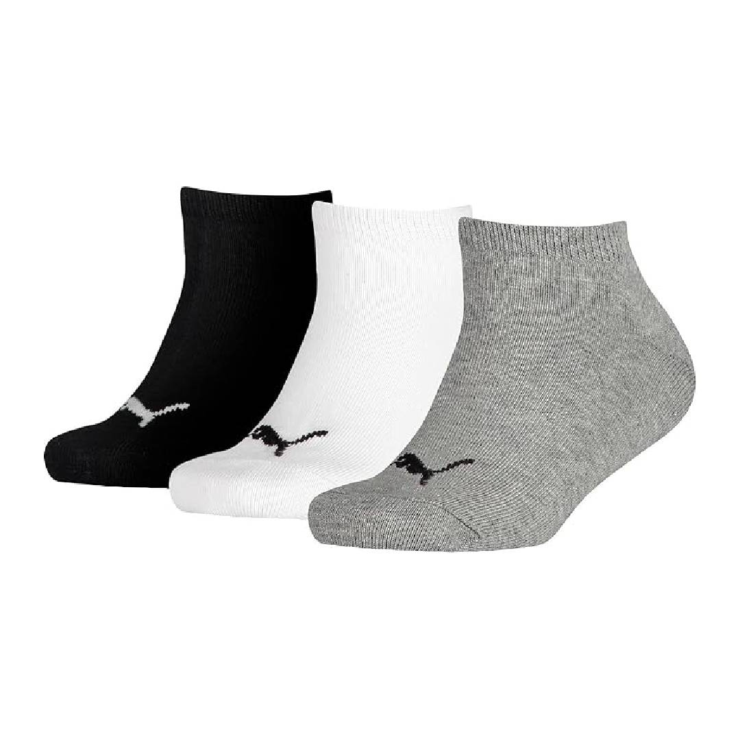PUMA Unisex Children's Trainer Socks (Pack of 3)