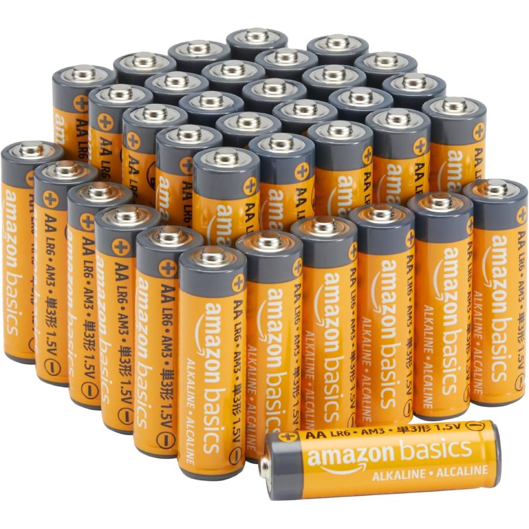 Amazon Basics AA 1.5 Volt Performance Alkaline Batteries