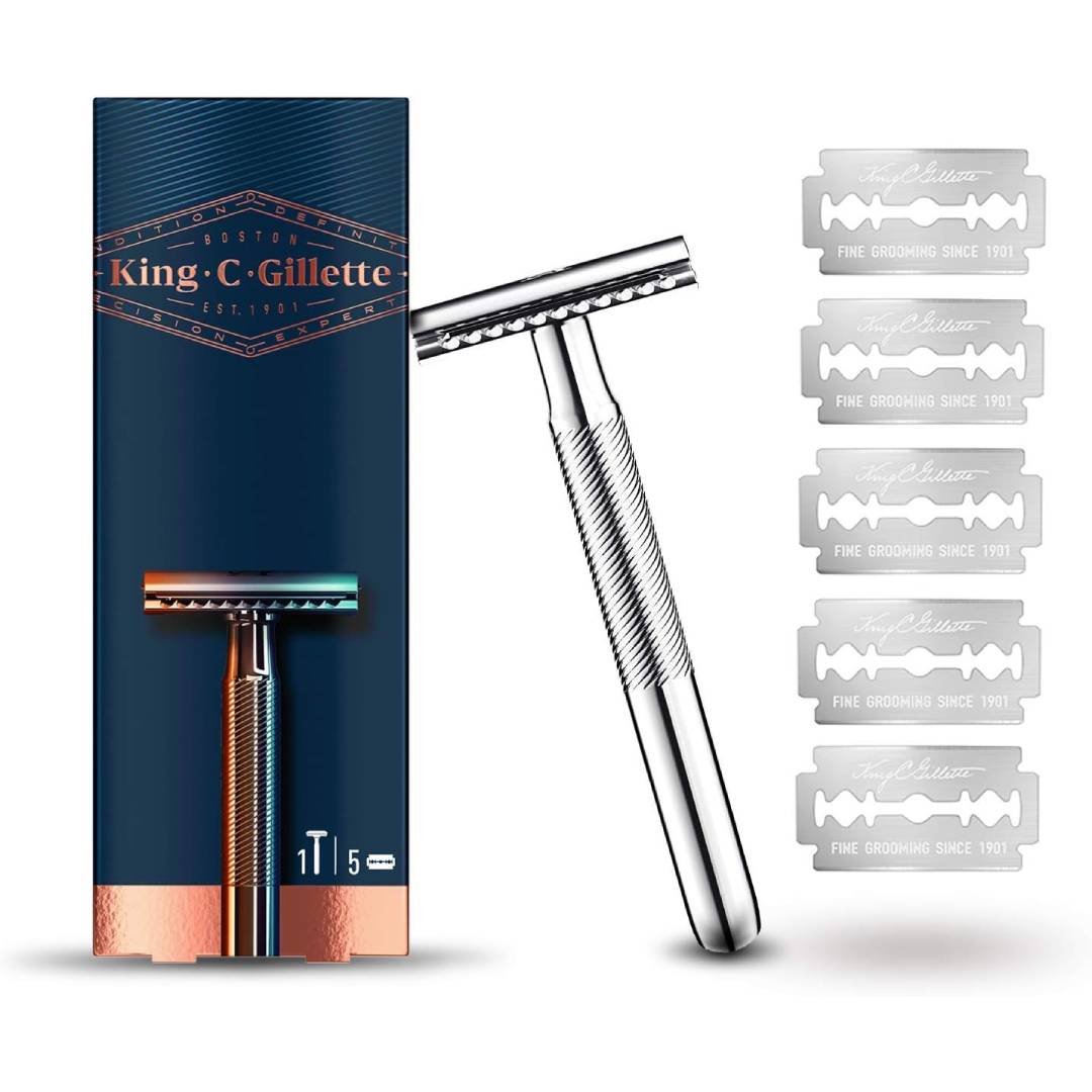 King C. Gillette Men's Double Edge Safety Razor
