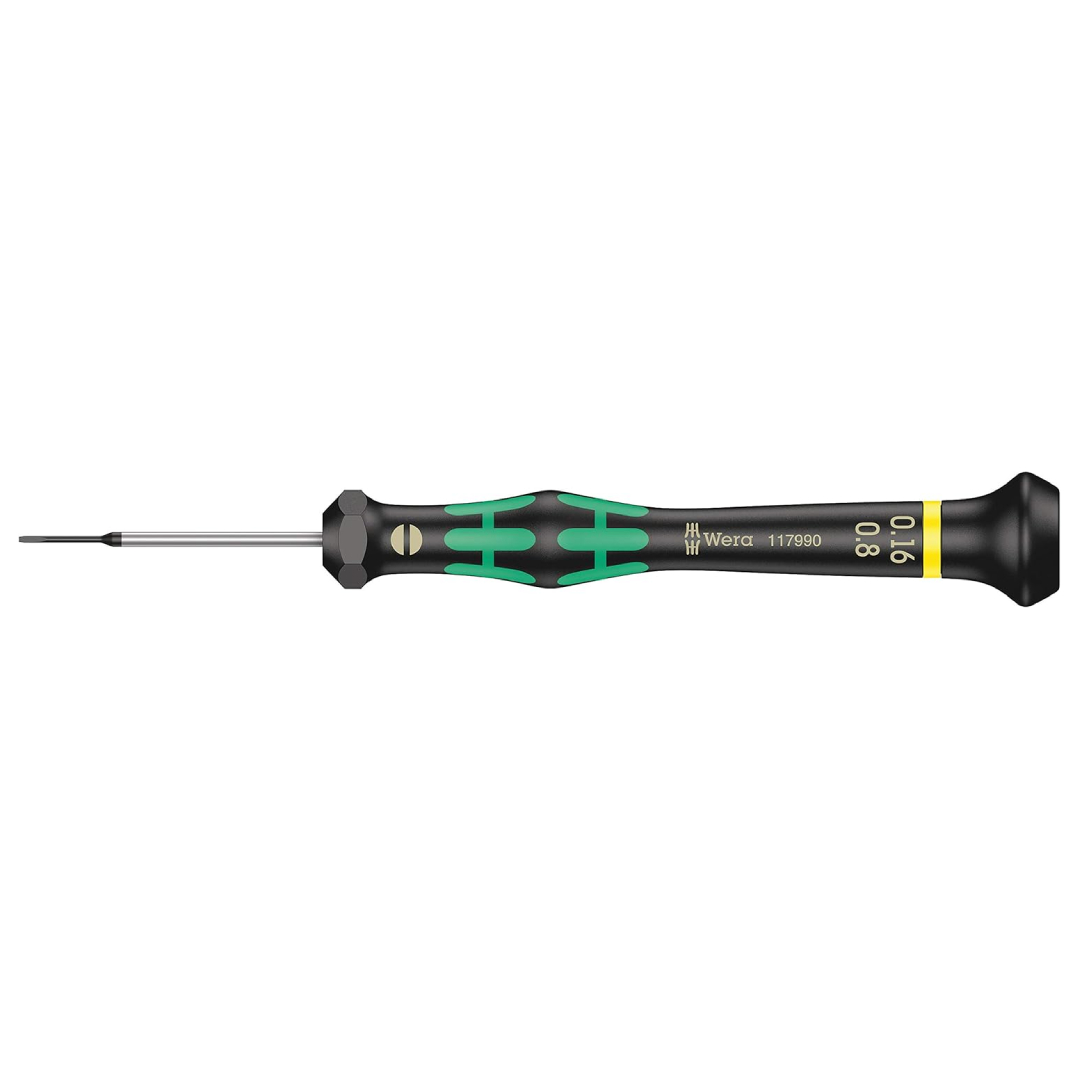 Wera 2035 micro screwdriver precision slotted ergonomic