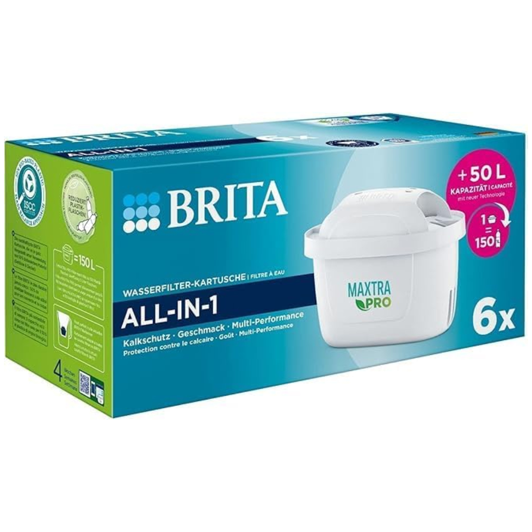 BRITA MAXTRA PRO filter cartridges 6 pack PFAS chlorine