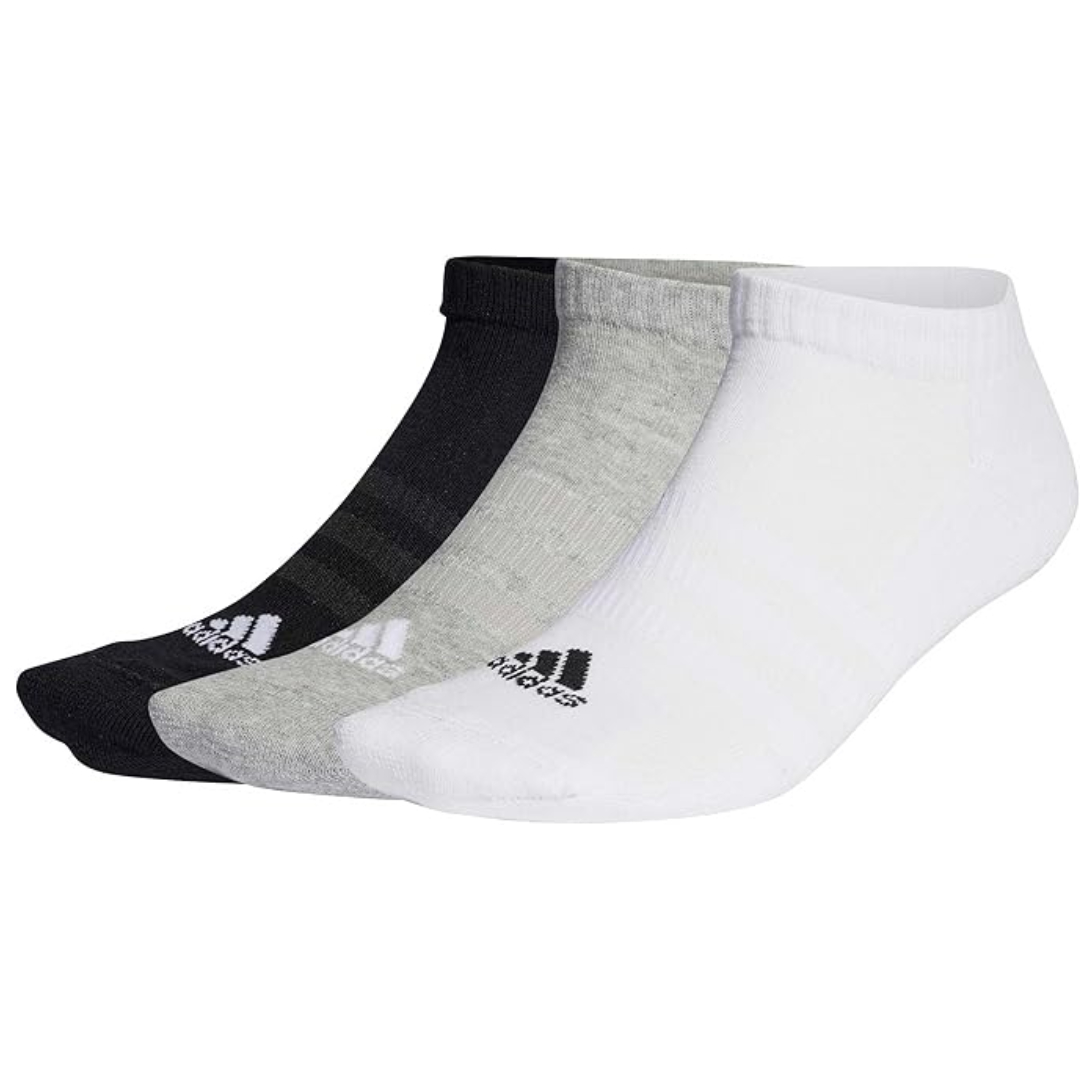 adidas kids cushioned low-cut socks 3 pack arch support