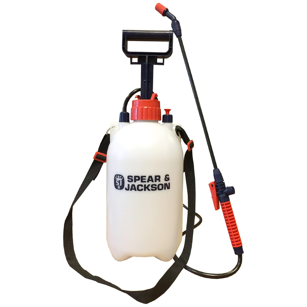 Spear Jackson 5 litre pump action pressure sprayer garden pesticide fertiliser
