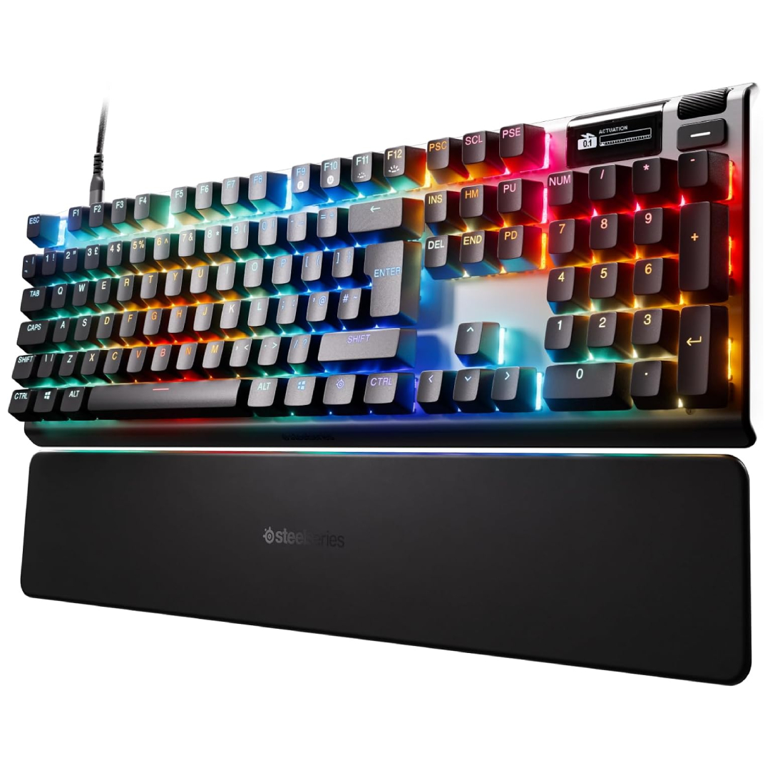 SteelSeries Apex Pro Gen 3 gaming keyboard OmniPoint 3.0 Hall Effect Rapid Trigger SOCD
