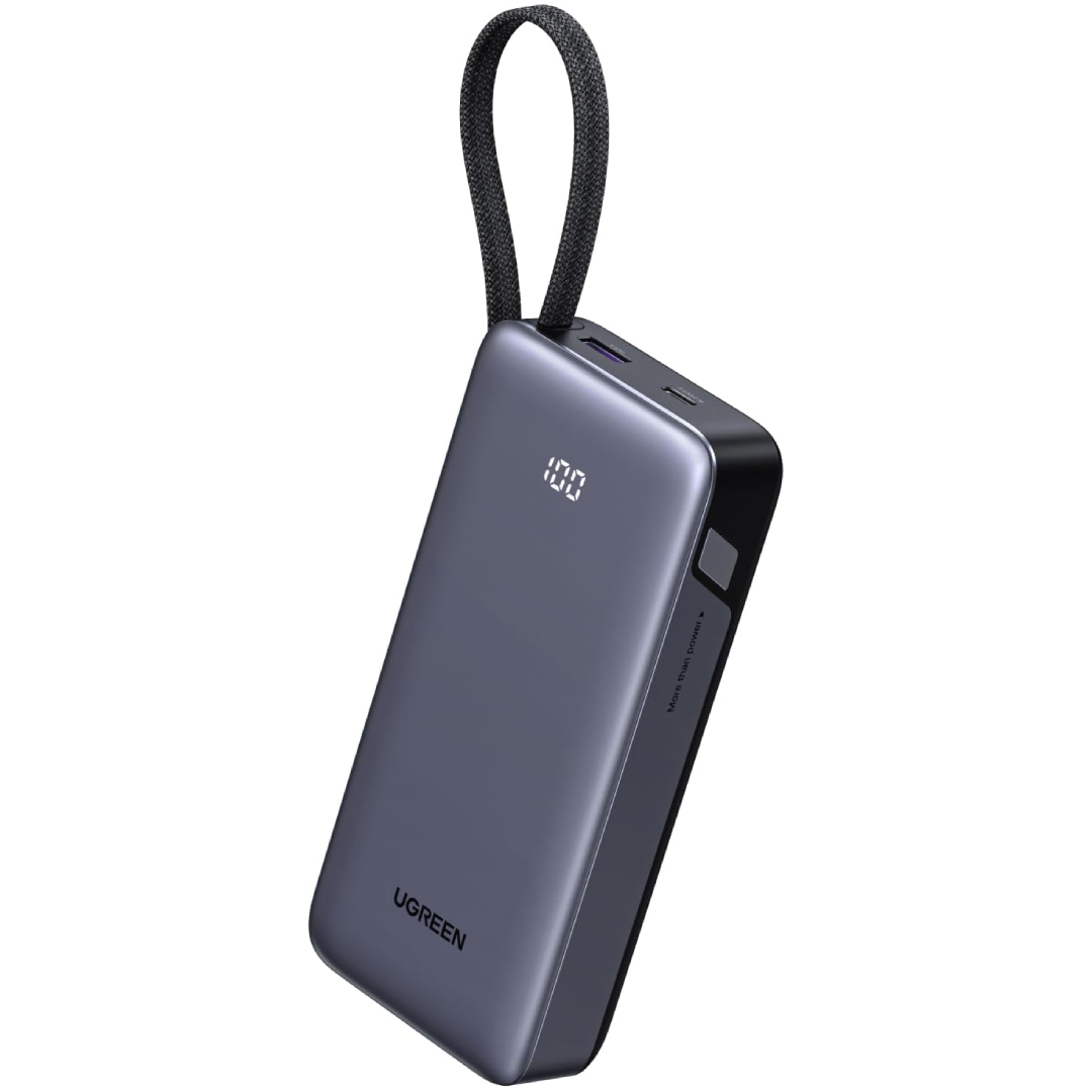 UGREEN Nexode power bank 20000mAh 45W built-in cable