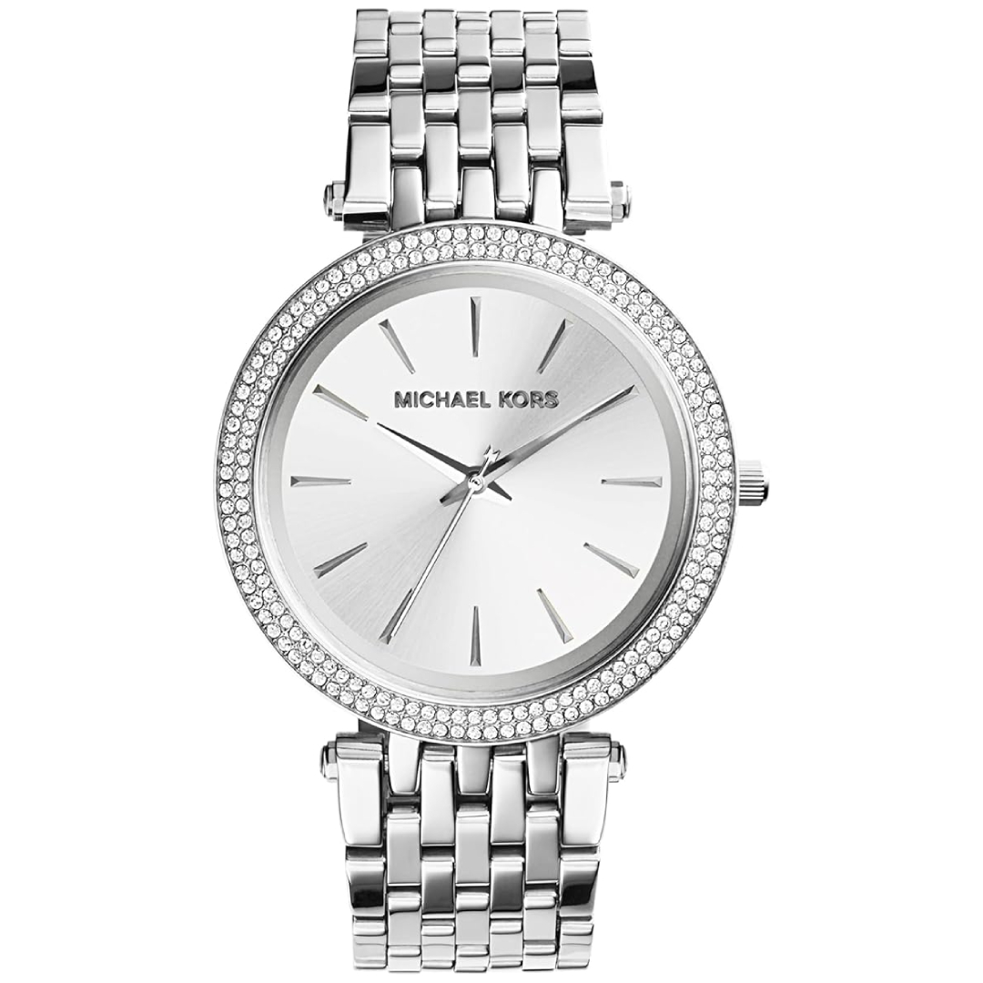 Michael Kors Darci women's watch 39mm pavé stainless steel quartz