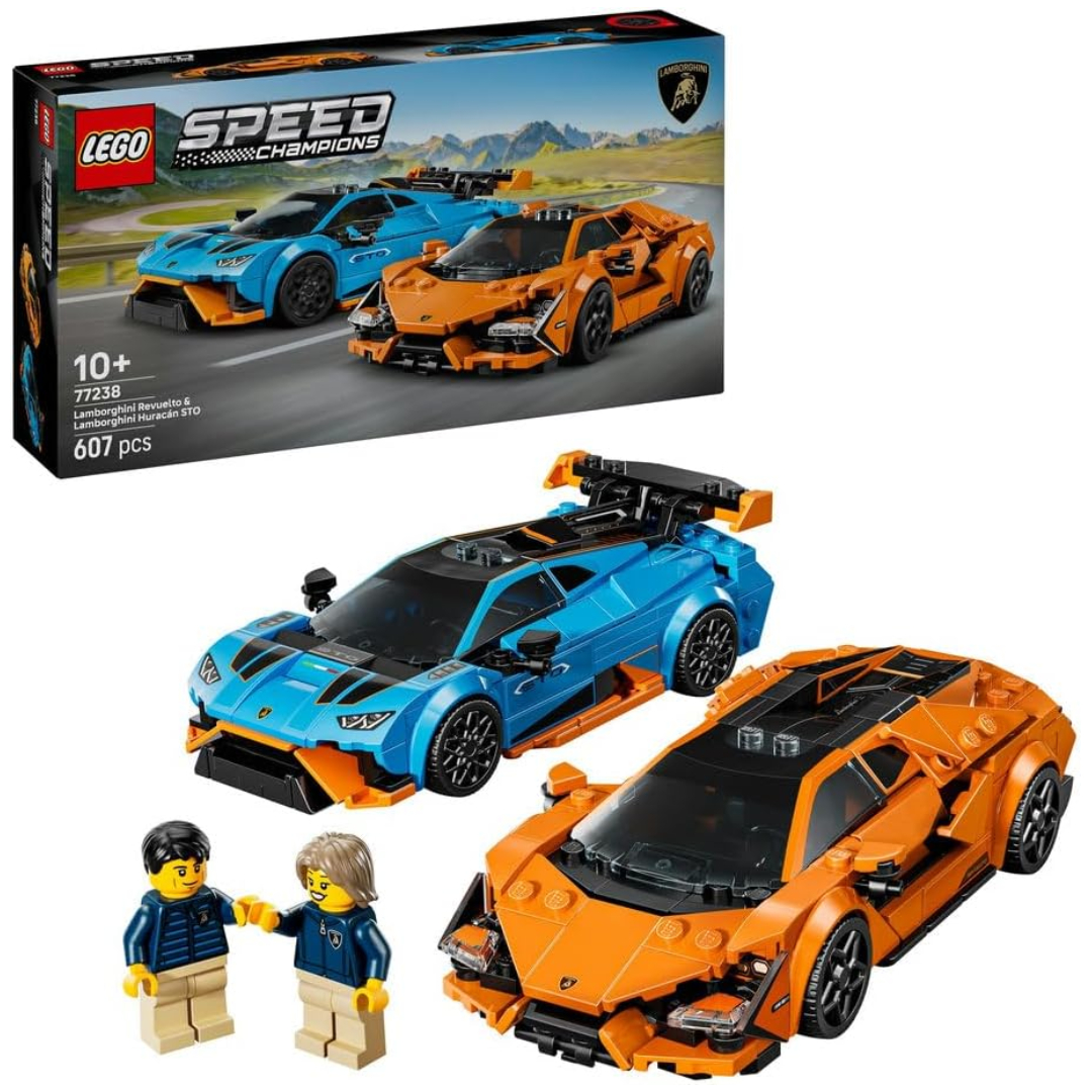 LEGO Speed Champions Lamborghini Revuelto Huracán STO 77238 toy race cars