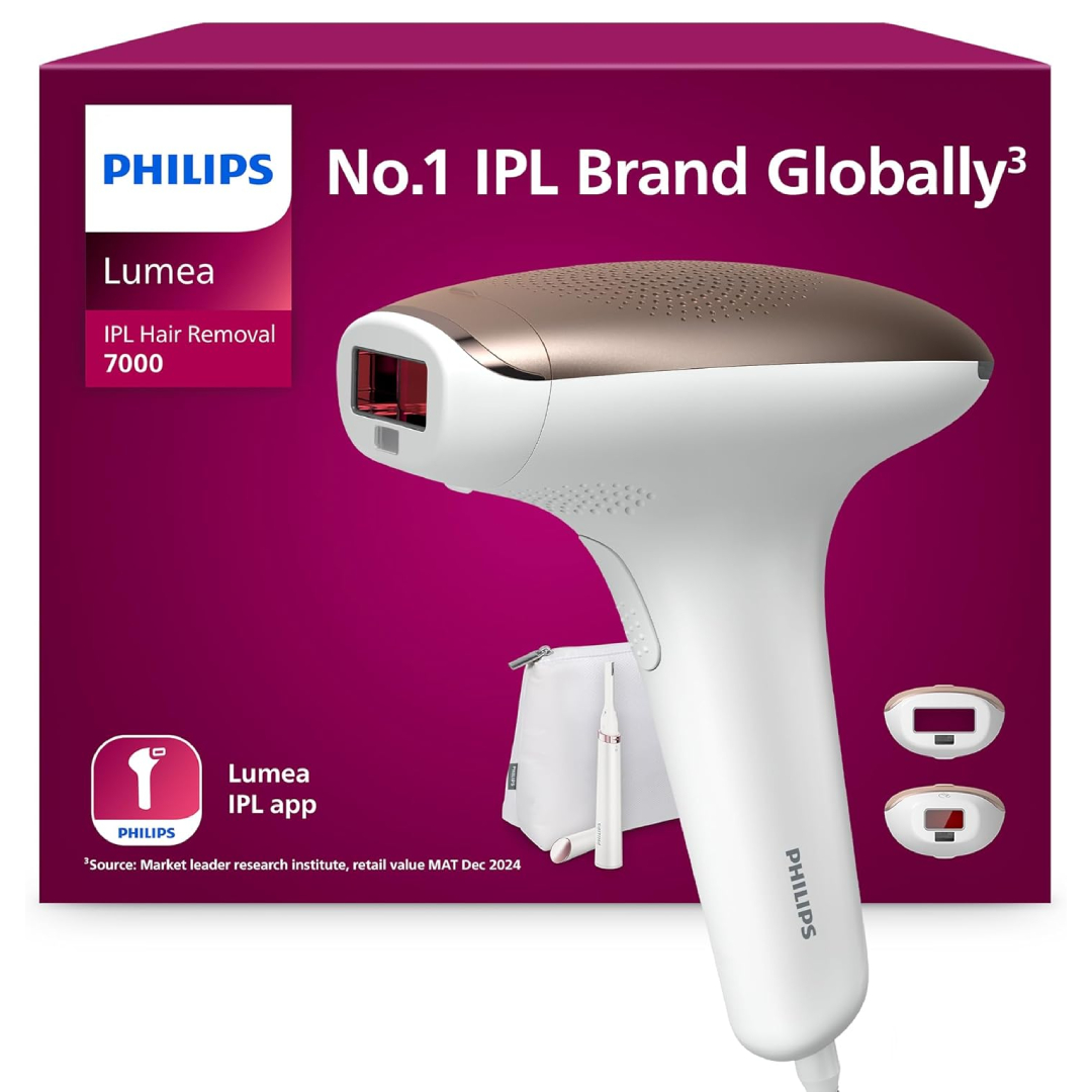 Philips Lumea IPL BRI921 at-home hair removal 92% reduction body face