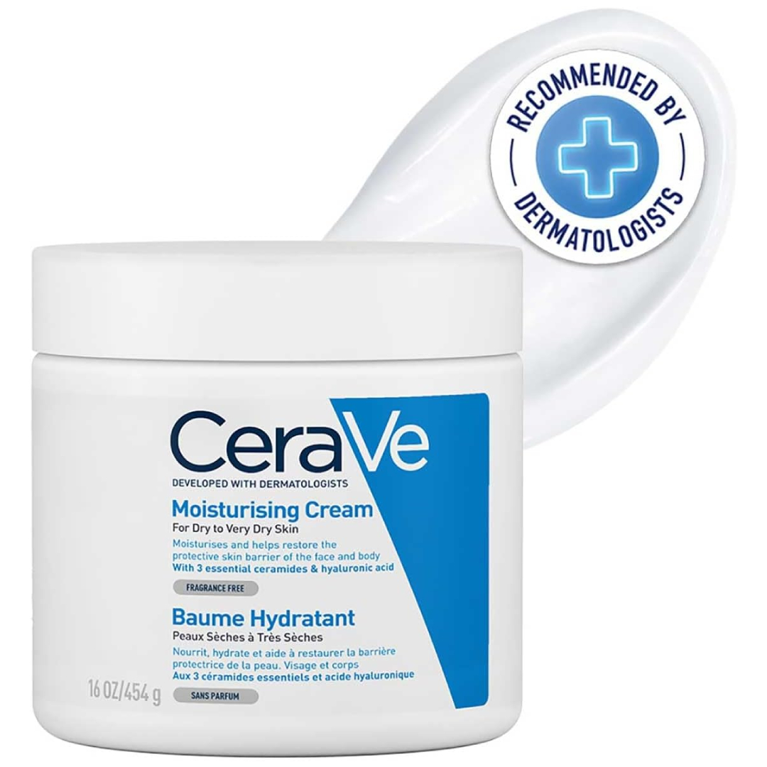 CeraVe Moisturising Cream 454g hyaluronic acid ceramides dry skin