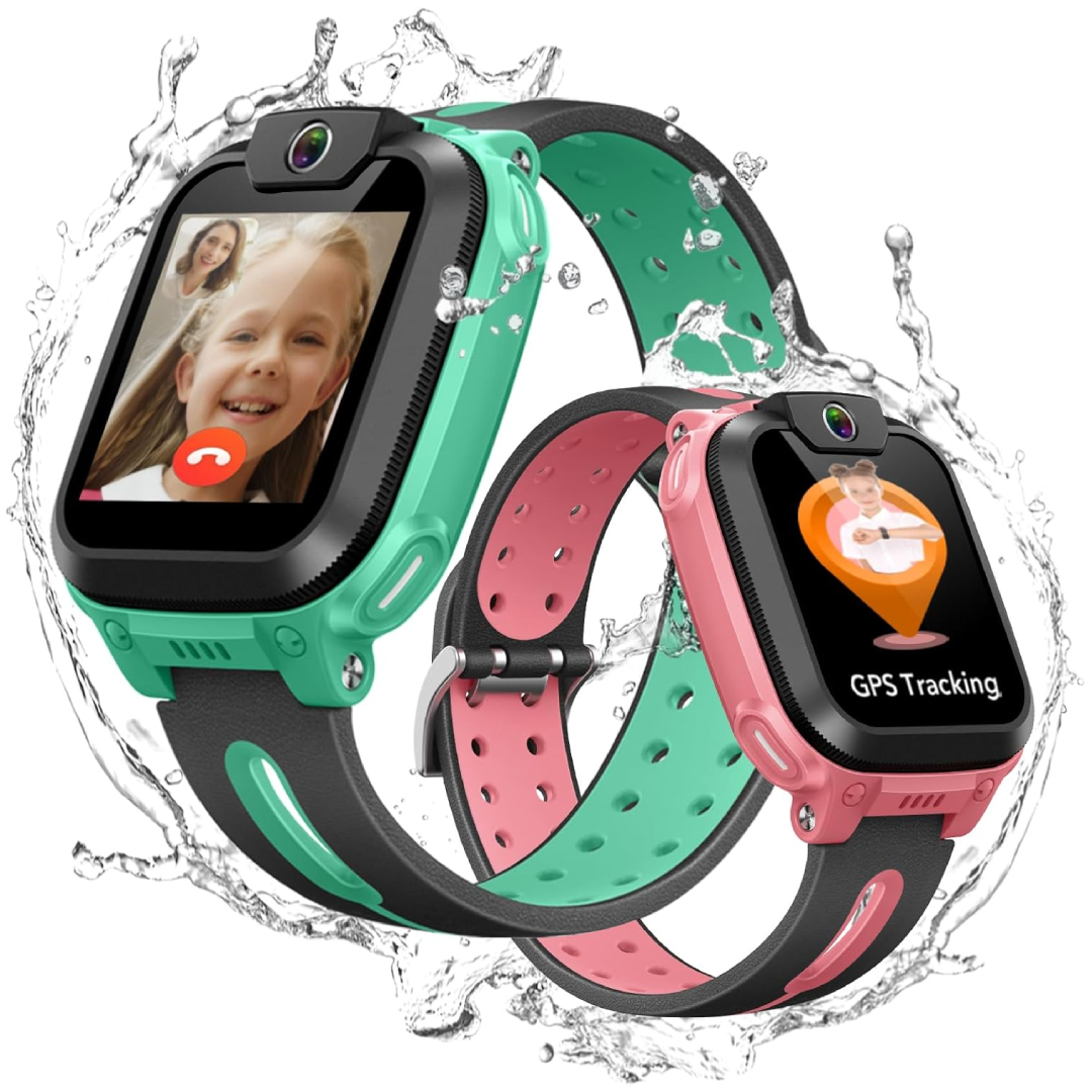 imoo Z1 kids smartwatch GPS tracker video call SOS parental control IPX8