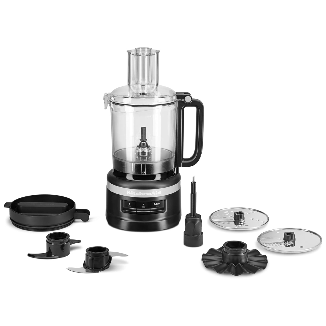 KitchenAid 5KFP0921 food processor 2.1L compact dough blade julienne disc matte black