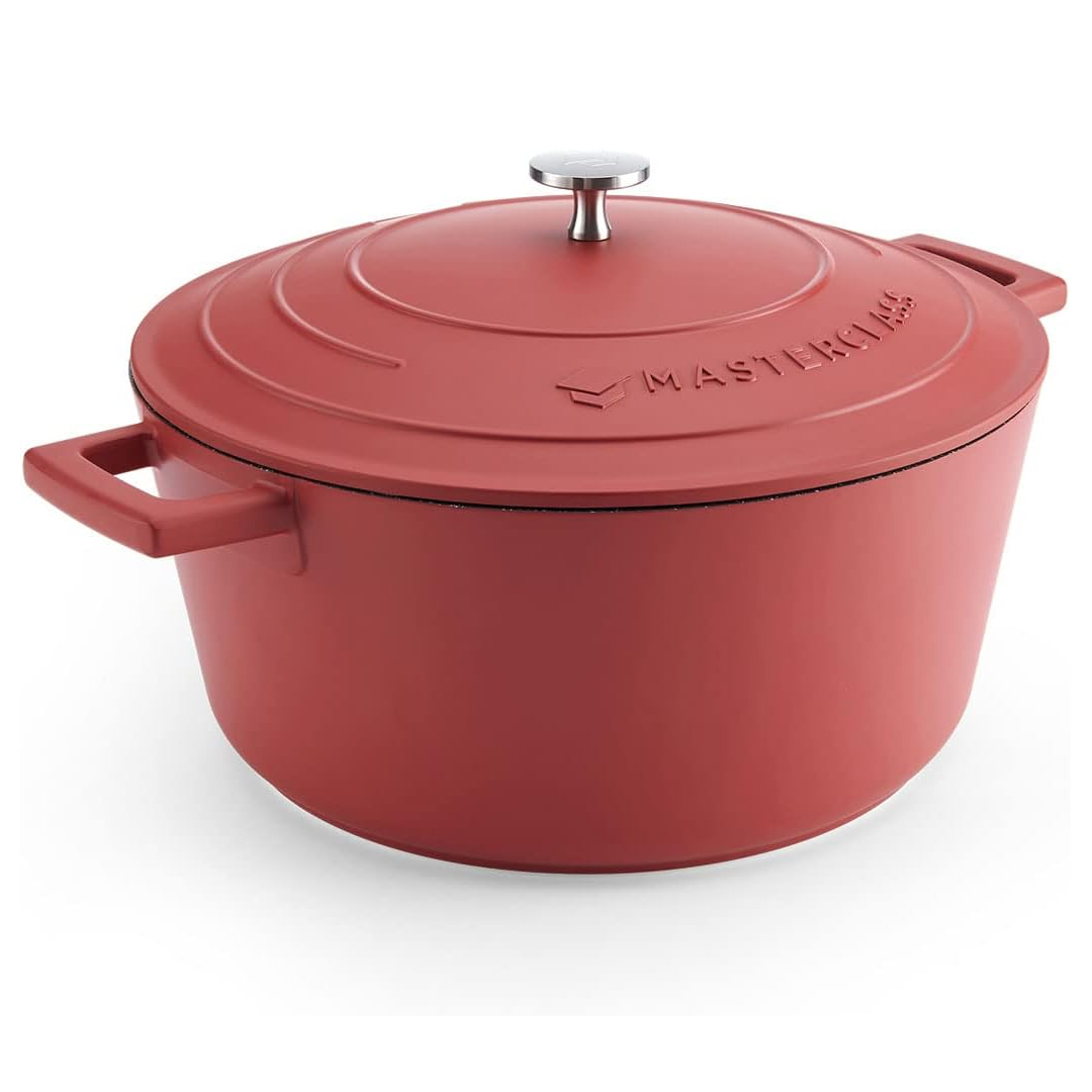 MasterClass cast aluminium casserole dish 5L self-basting lid induction lifetime guarantee