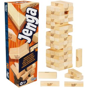 Hasbro Jenga classic hardwood tower game free web app family party game