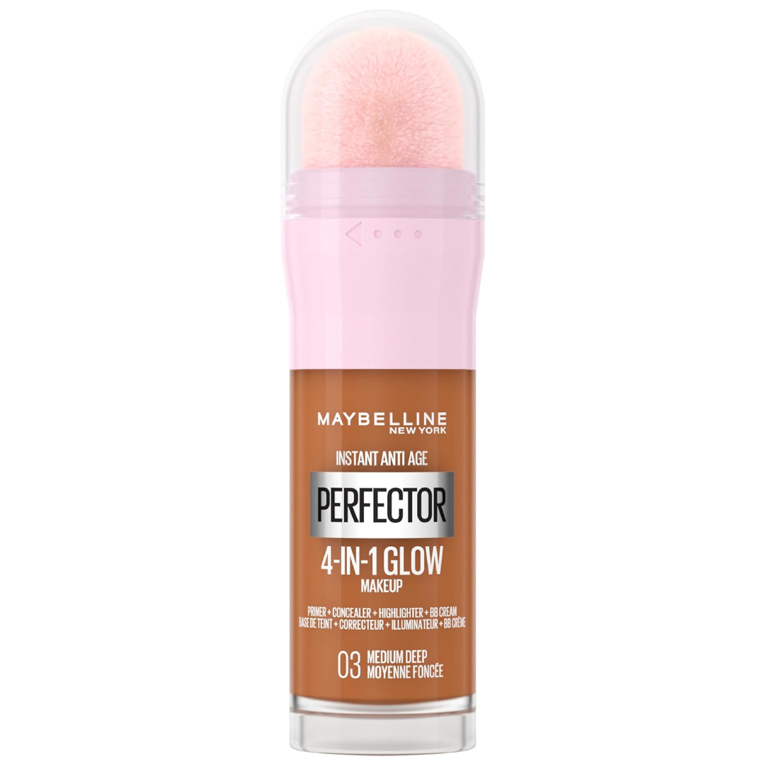 Maybelline Instant Perfector 4-in-1 glow primer concealer highlighter self-adjusting shades