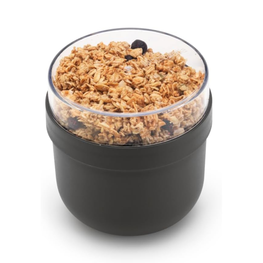 Brabantia Make & Take Breakfast Bowl 0.5L leakproof dark grey