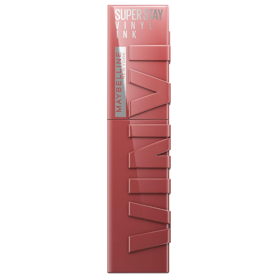 Maybelline SuperStay Vinyl Ink liquid lipstick 16h smudge-free glossy transfer-free vegan