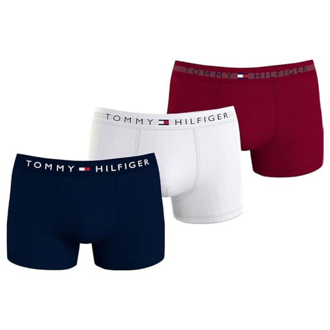 Tommy Hilfiger Men's Trunk 3 Pack organic cotton stretch