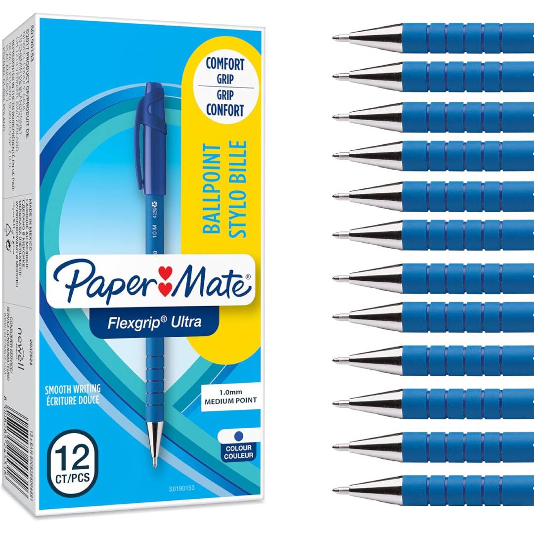 Paper Mate Flexgrip Ultra Ballpoint Pen with Cap